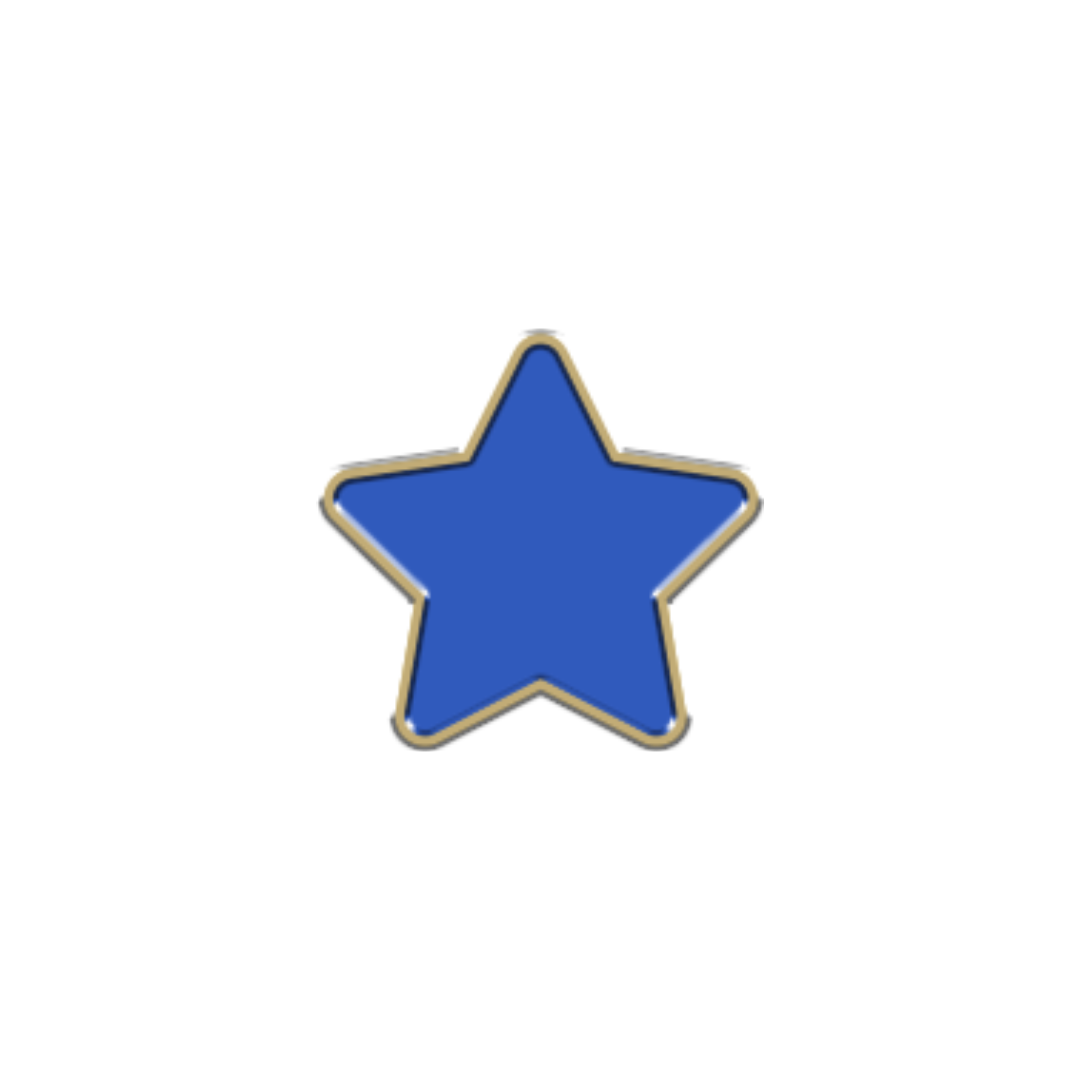 Mini Blue Star Forever Charm-38