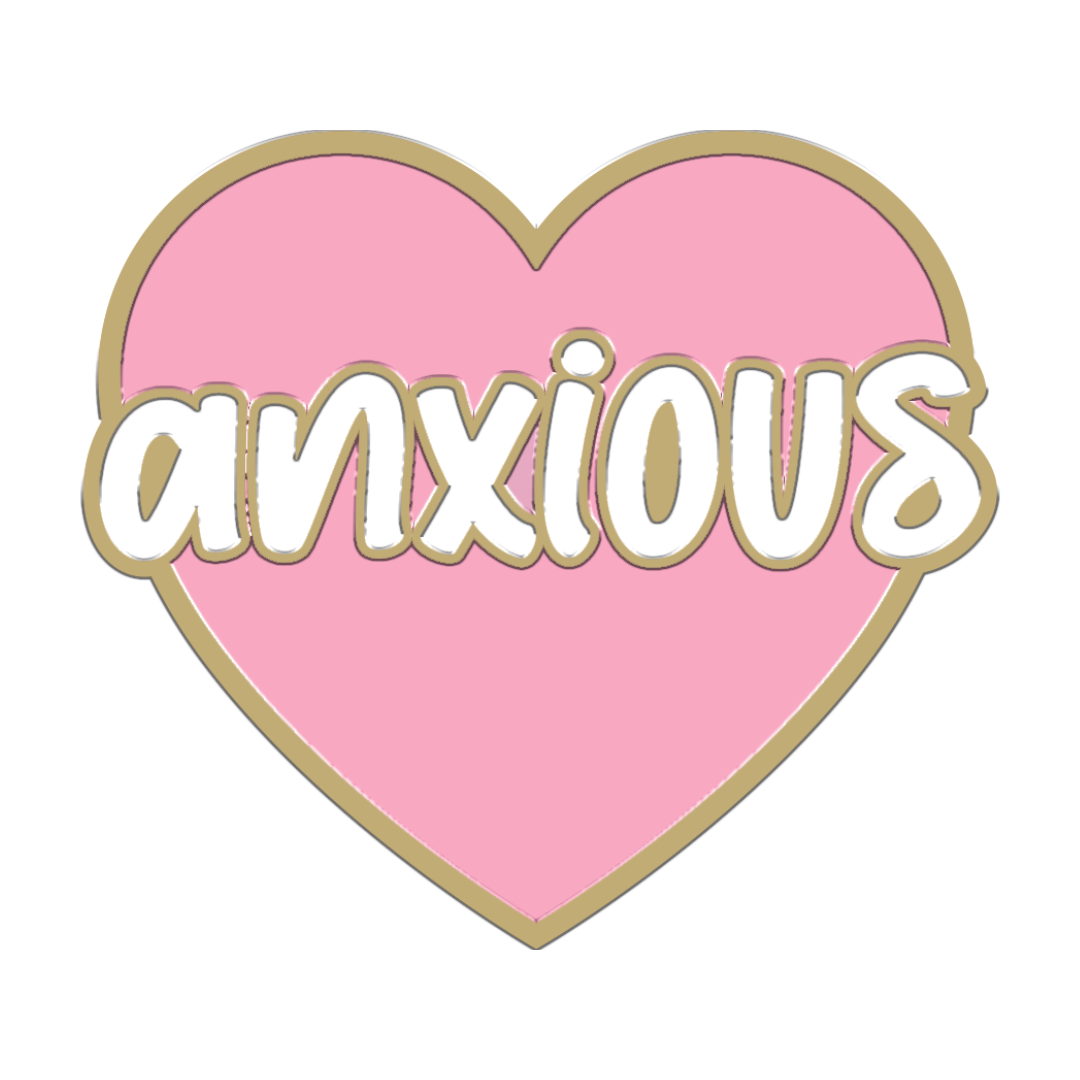 Pink Anxious Forever Charm-25