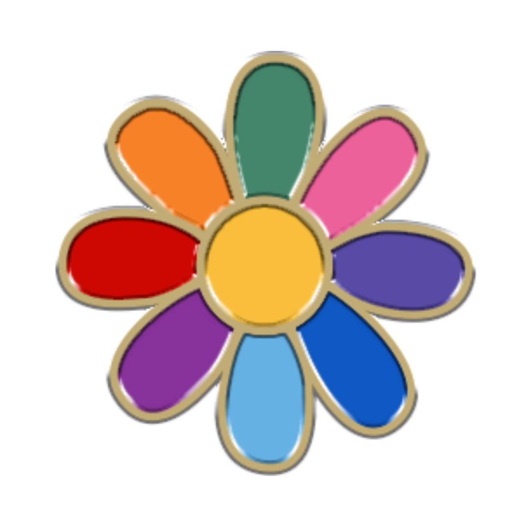 Rainbow Daisy Forever Charm-5