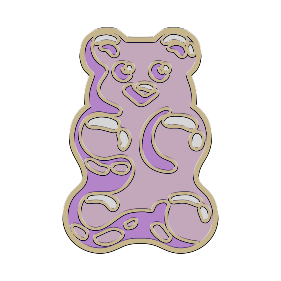 Purple Gummy Forever Charm-4