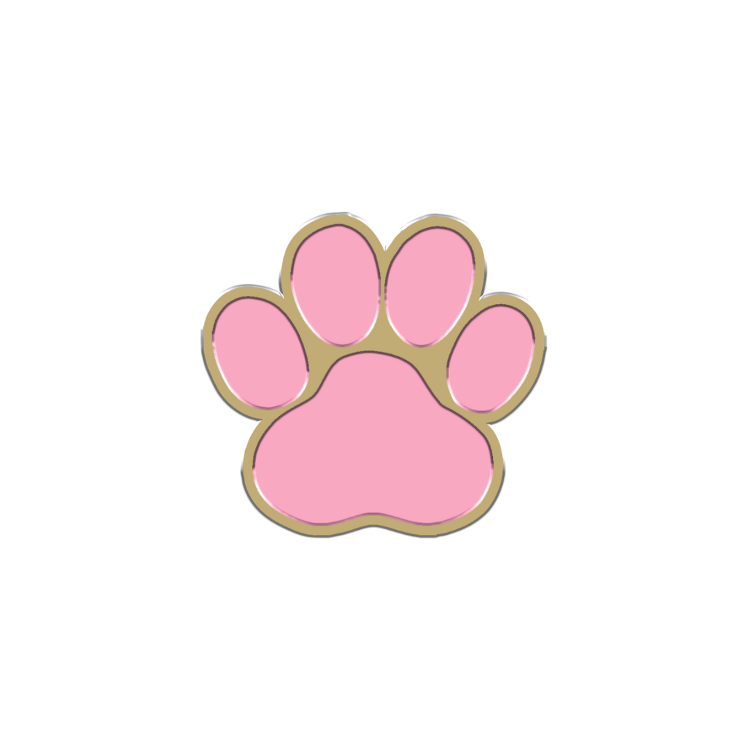 Mini Pink Paw Forever Charm