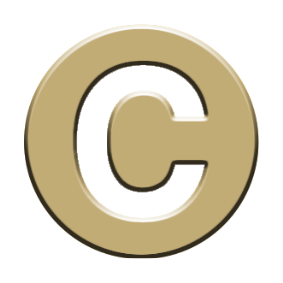 Gold "C" Forever Charm