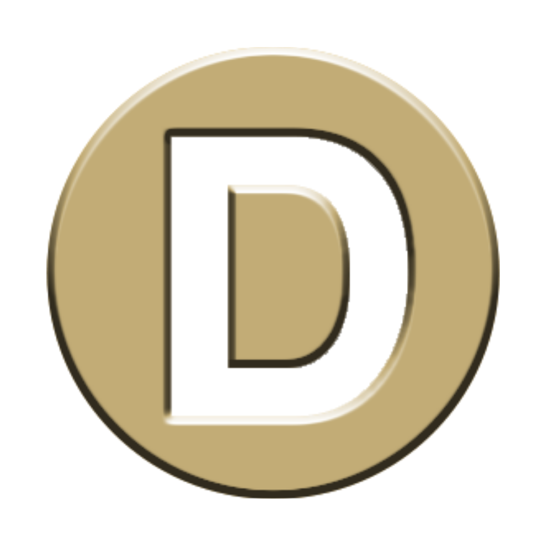 Gold "D" Forever Charm