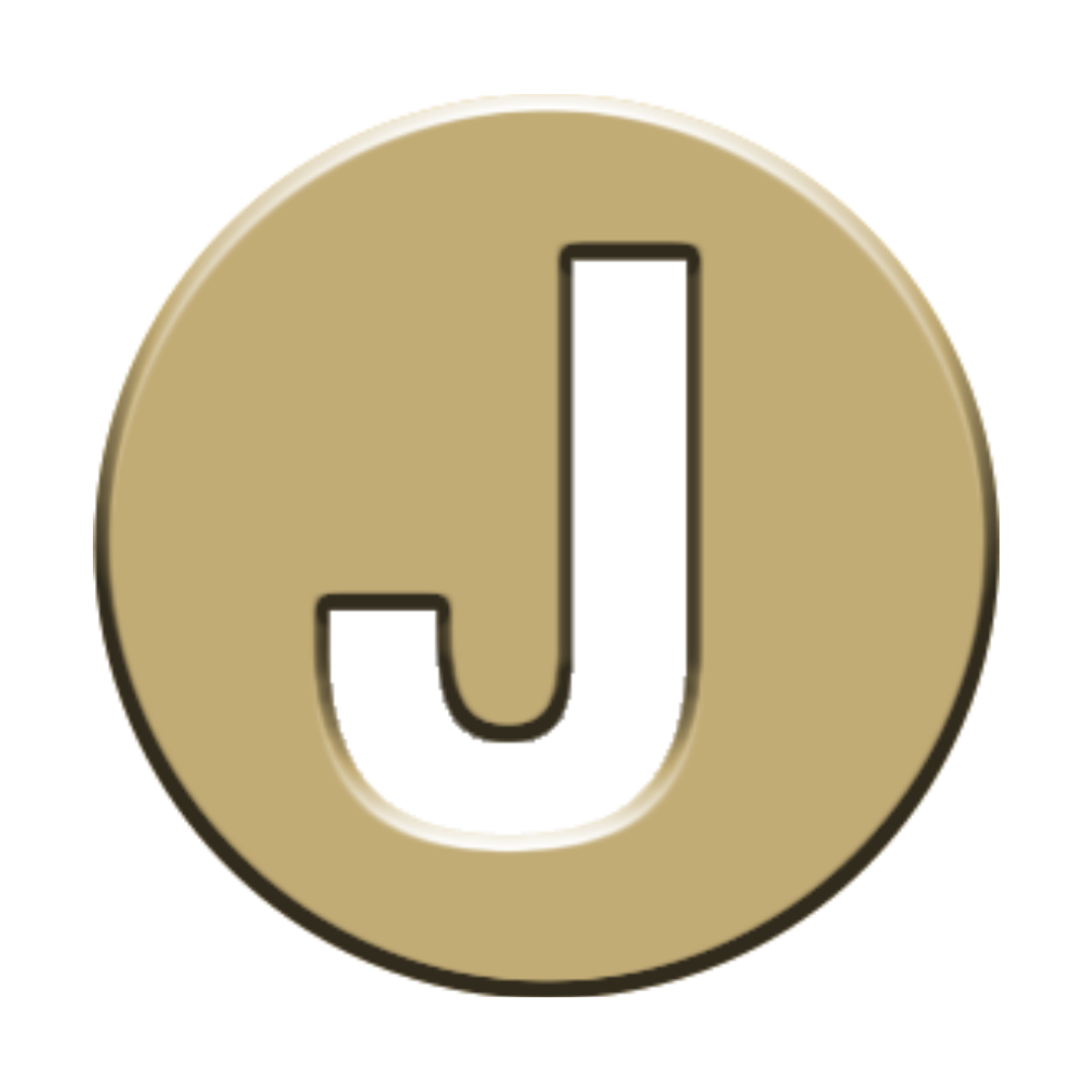 Gold "J" Forever Charm