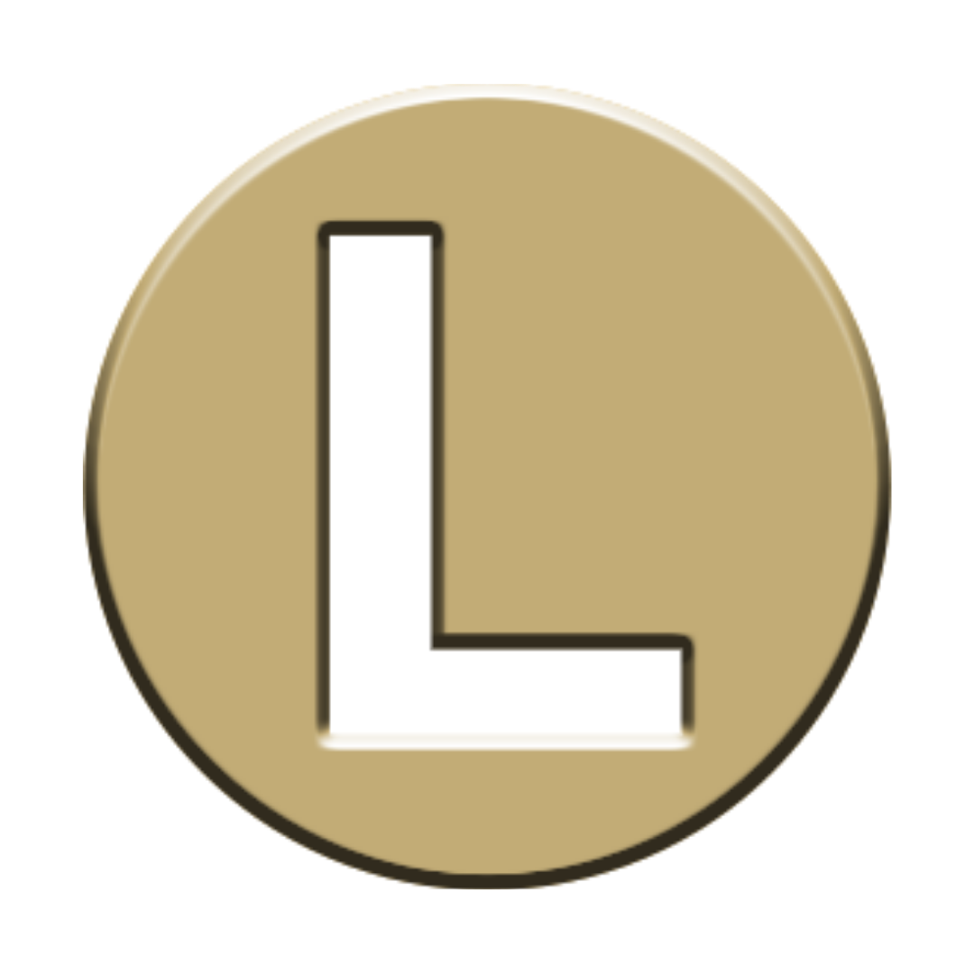 Gold "L" Forever Charm