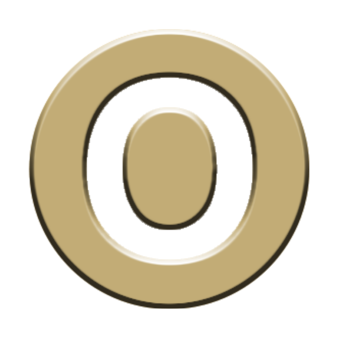 Gold "O" Forever Charm