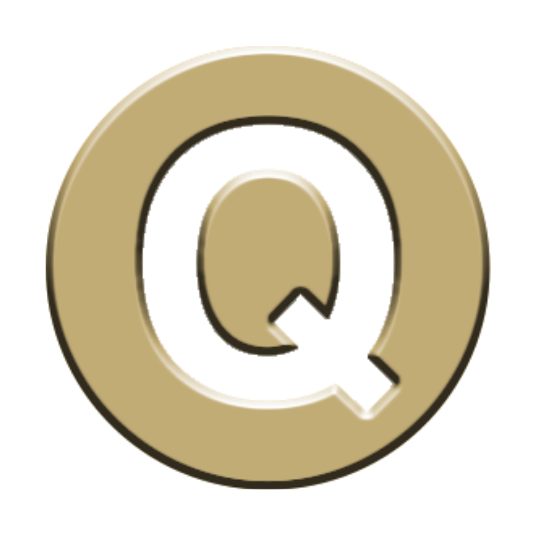 Gold "Q" Forever Charm