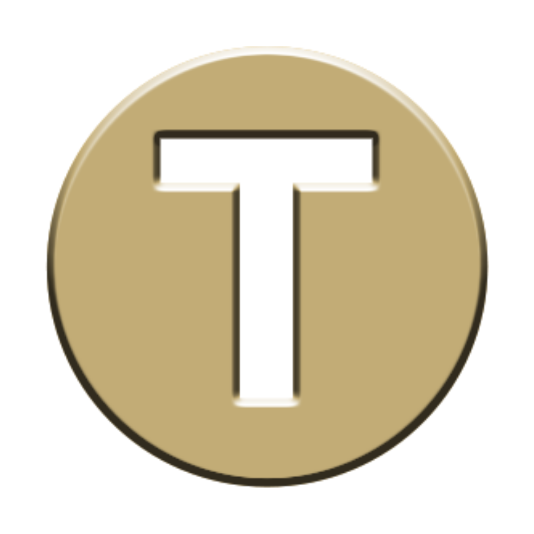 Gold "T" Forever Charm