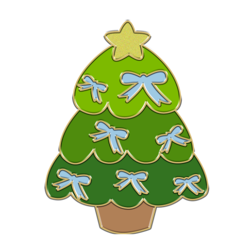 Blue Bow Tree-19