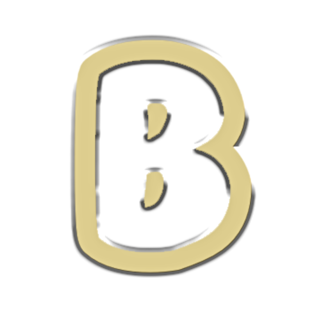 "B" Bubble Letter