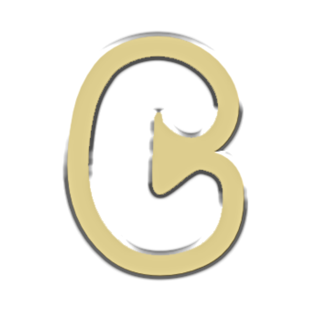 "C" Bubble Letter