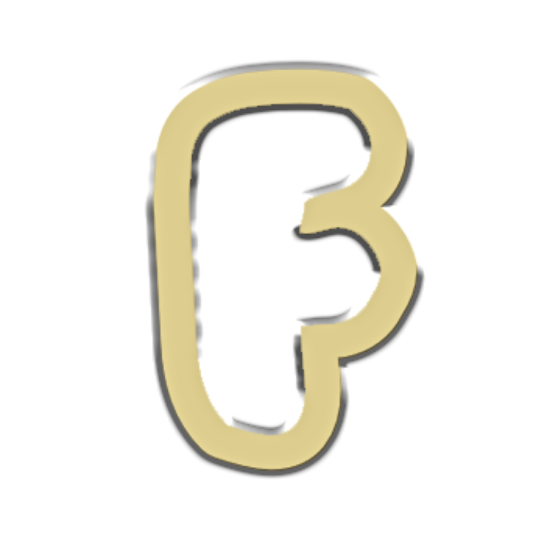 "F" Bubble Letter