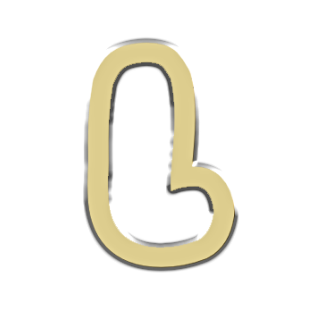 "L" Bubble Letter