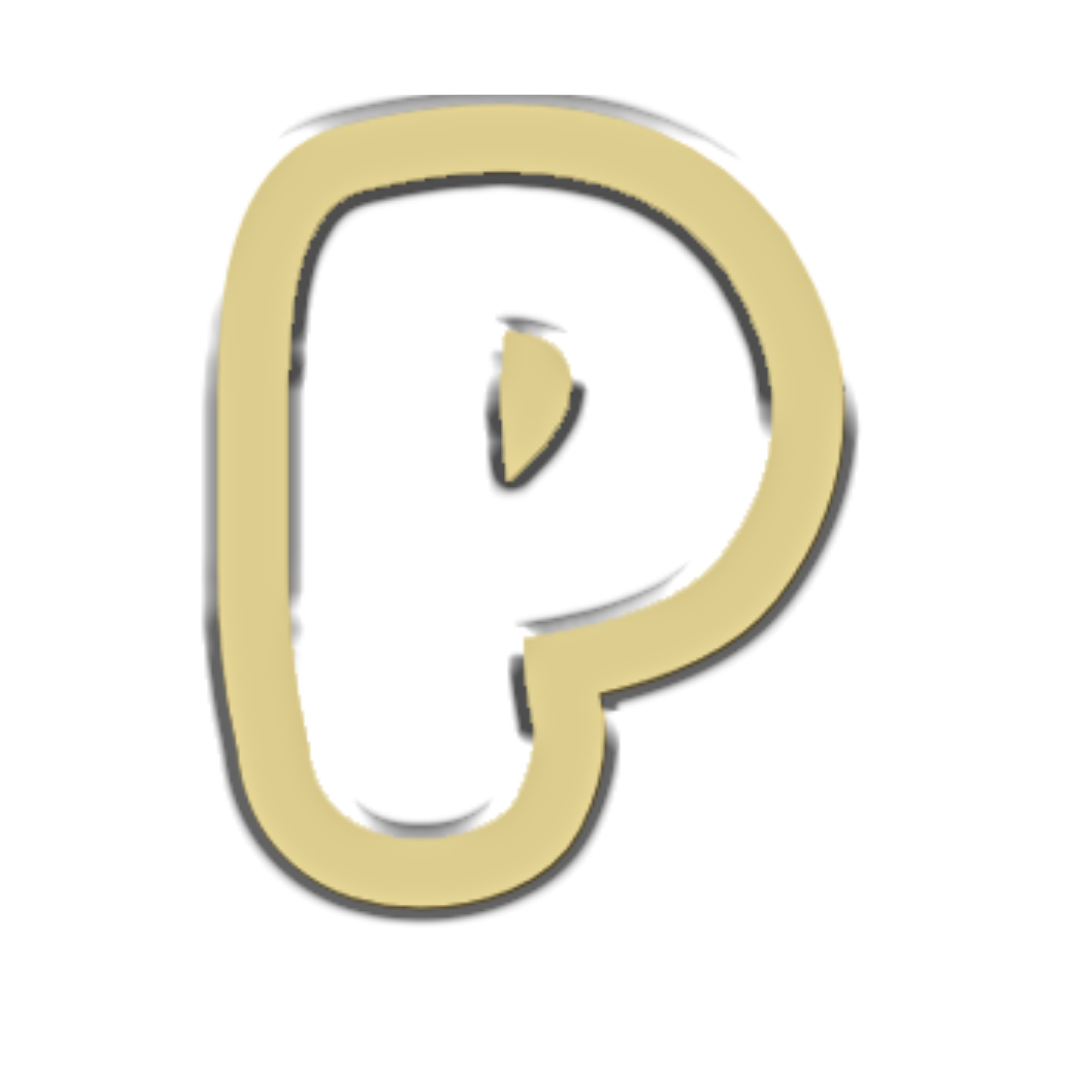 "P" Bubble Letter