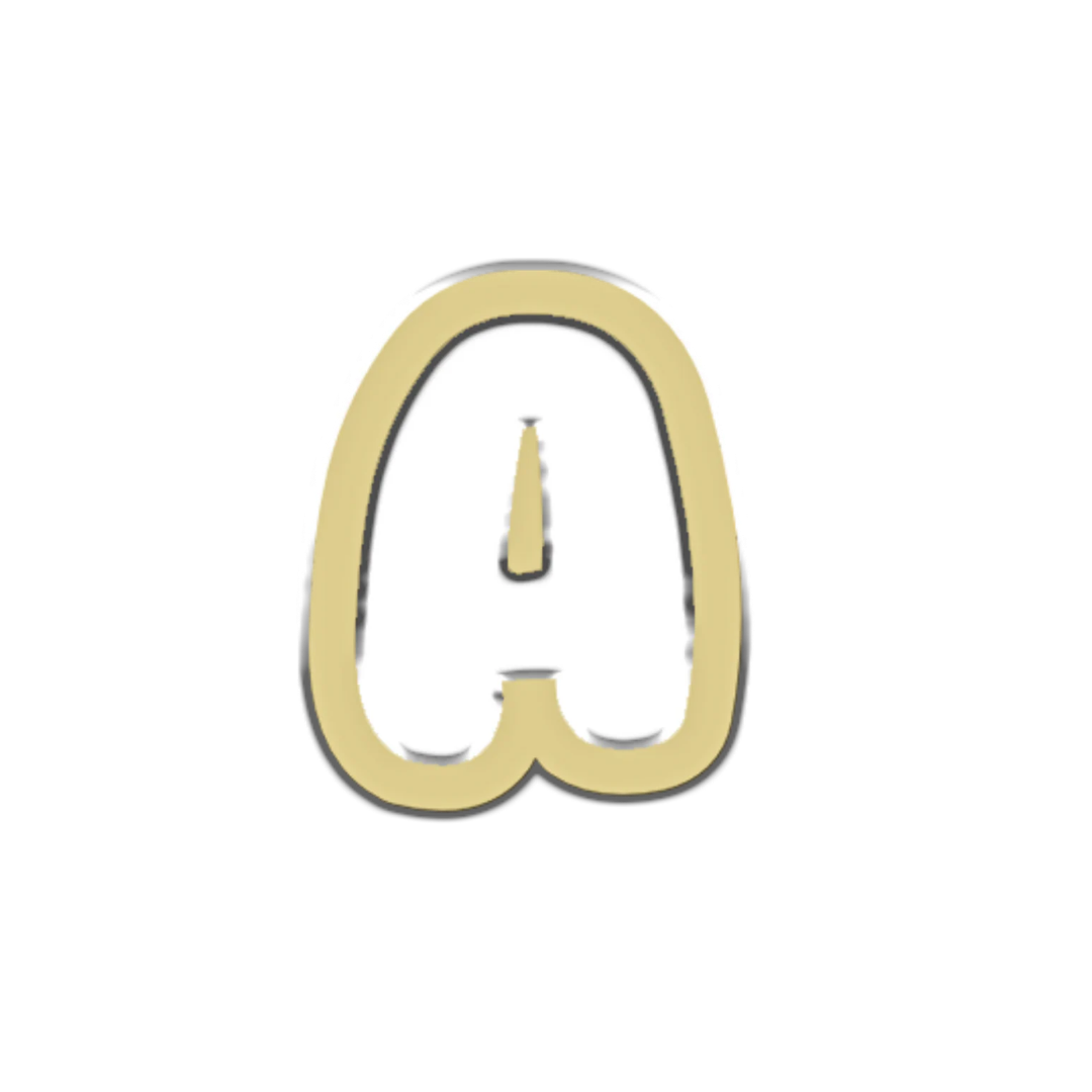 "A" Bubble Letter