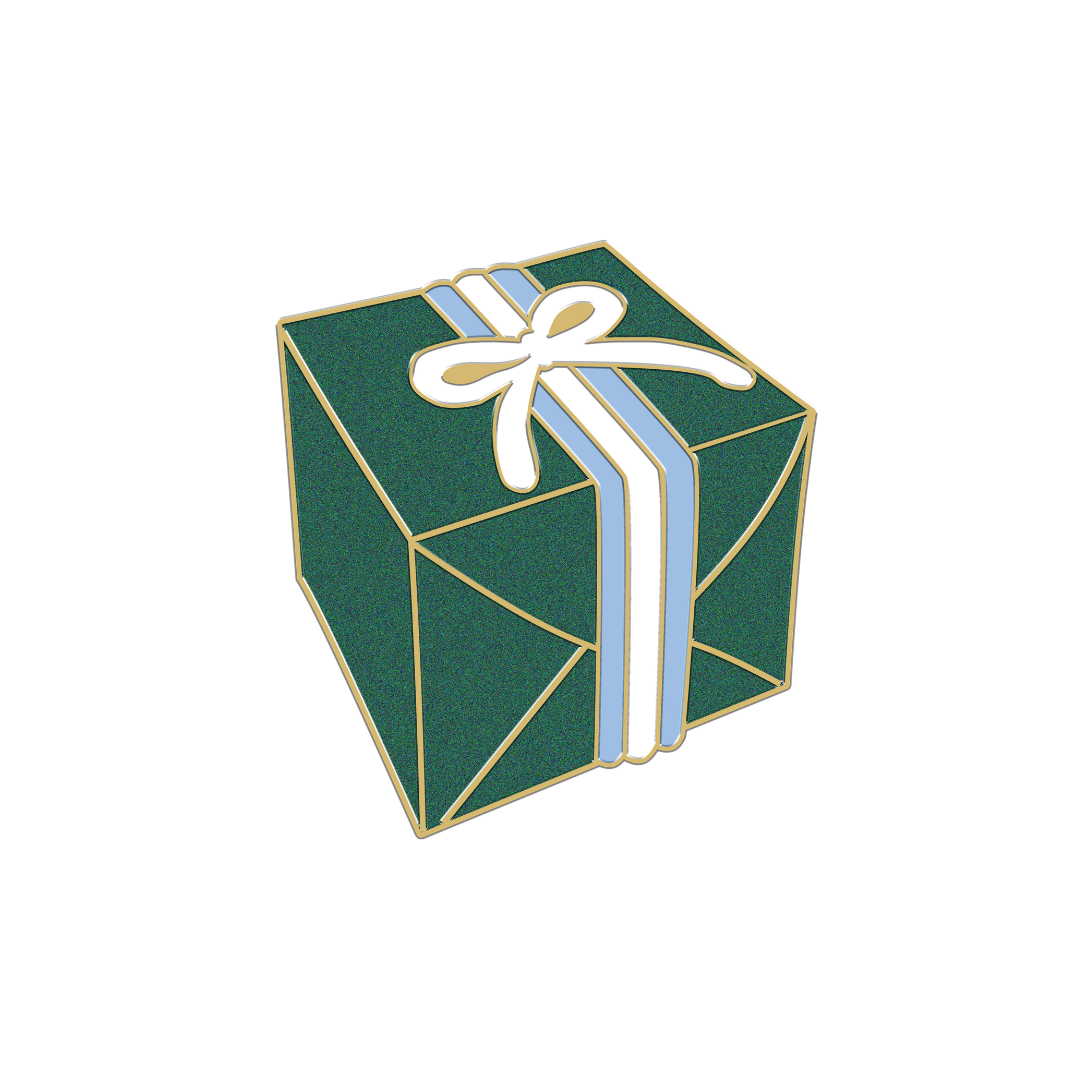 Green Glitter Gift-10