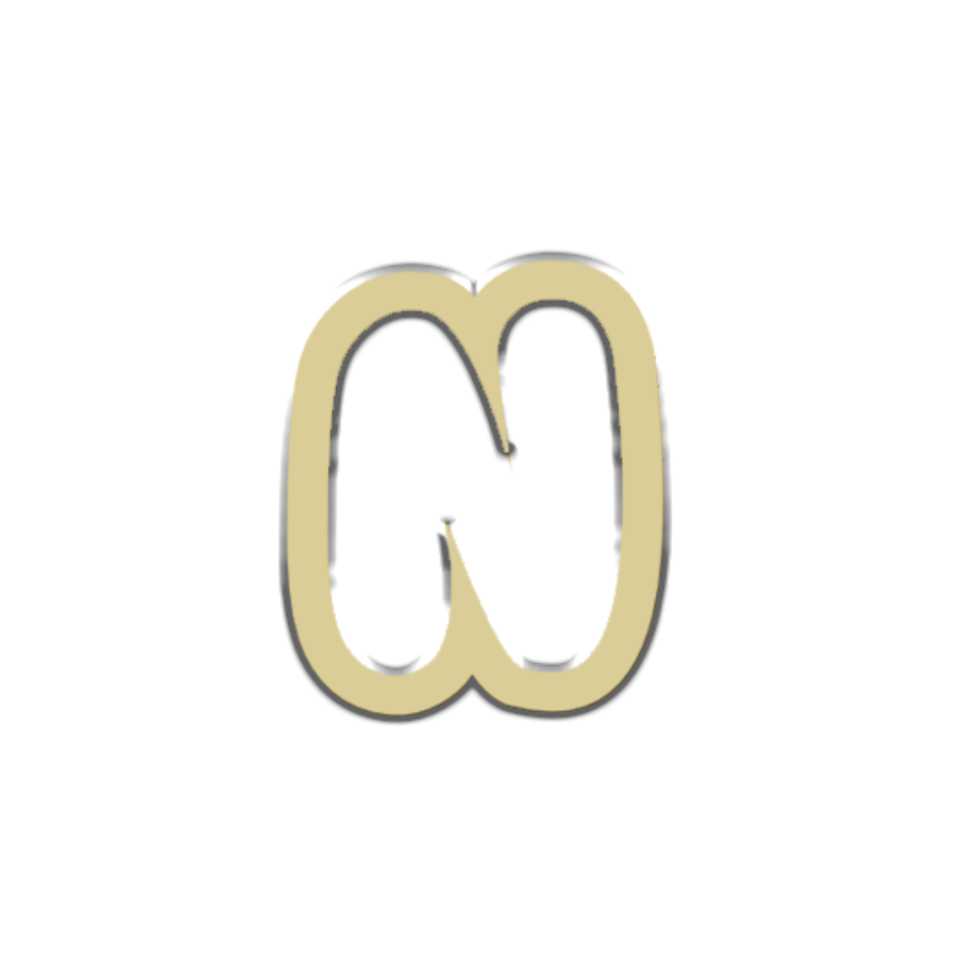 "N" Bubble Letter