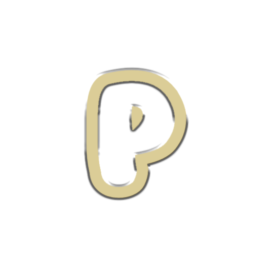 "P" Bubble Letter