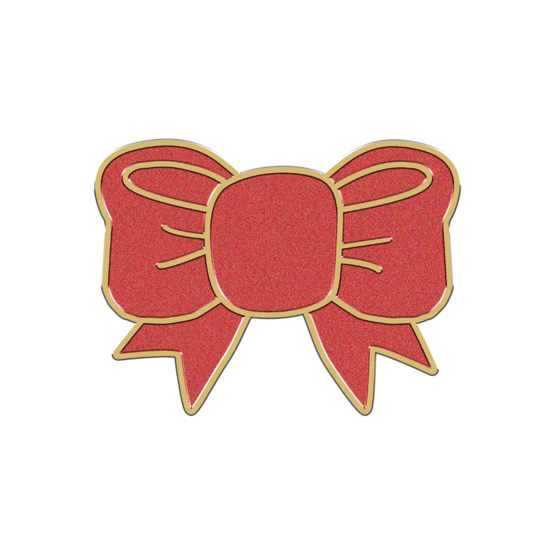 Red Glitter Bow