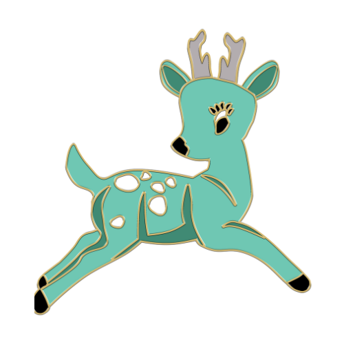 Teal Reindeer-10