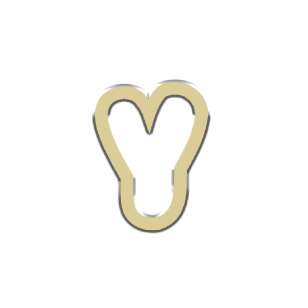 "Y" Bubble Letter